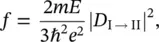 where D I IIis the electric dipole matrix element defined in Eq 212 The - фото 242