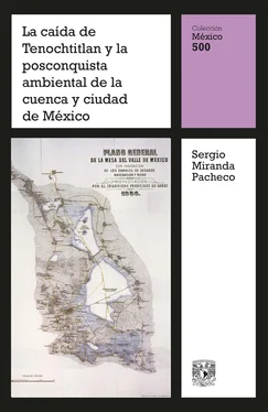 Sergio Miranda Pacheco La caída de Tenochtitlan y la posconquista ambiental de la cuenca y ciudad de México обложка книги