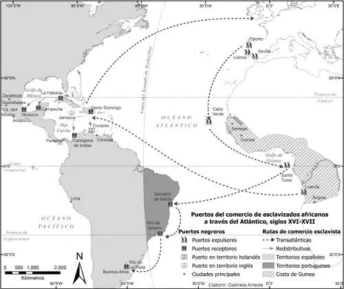 Figura 2 Rutas del comercio de esclavizados En ocasiones a fin de evadir las - фото 4