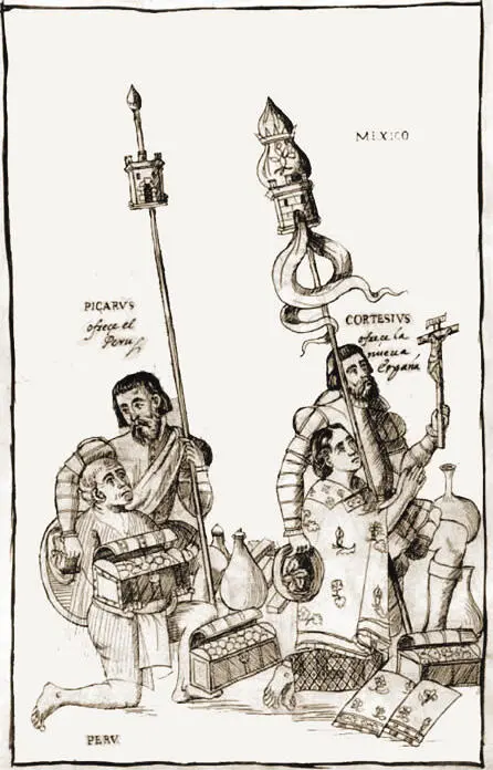 Figura 4 Alegorías de la Conquista de la Nueva España y del Perú en Diego - фото 17