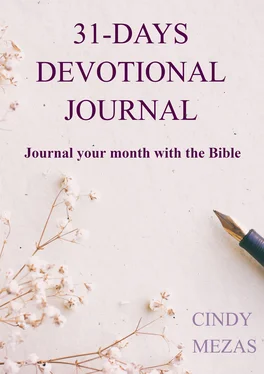 Cindy Mezas 31-days Devotional Journal обложка книги
