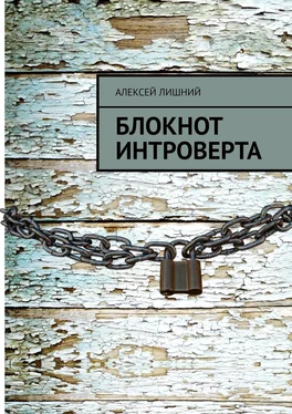 Алексей Лишний Блокнот интроверта обложка книги