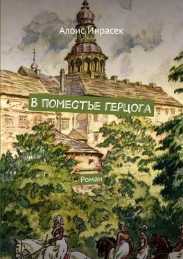 Алоис Йирасек В поместье герцога. Роман обложка книги