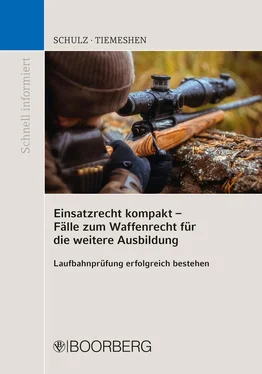 Patrick Schulz Einsatzrecht kompakt - Fälle zum Waffenrecht für die weitere Ausbildung обложка книги
