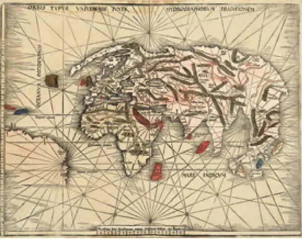 Мартин Вальдземюллер 1506 Абрахам Ортелий 1570 Эмануэль Боуэн 1744 - фото 16