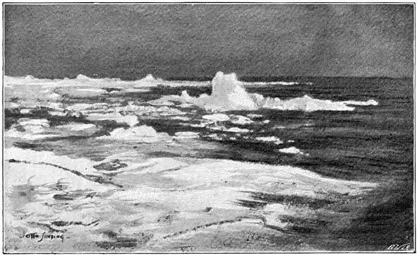In the Kara Sea It was not till next forenoon August 9th that we went on - фото 18