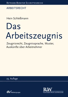 Hein Schleßmann Das Arbeitszeugnis обложка книги