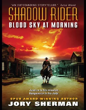 Jory Sherman Blood Sky at Morning обложка книги