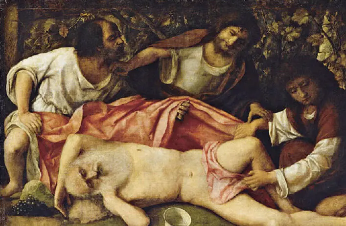 Giovanni Bellini Lebbrezza di Noè óleo sobre lienzo 103 x 157 cm El viejo y - фото 2