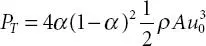 where α is perturbation factor ρ is density of the air A is swept area of the - фото 9