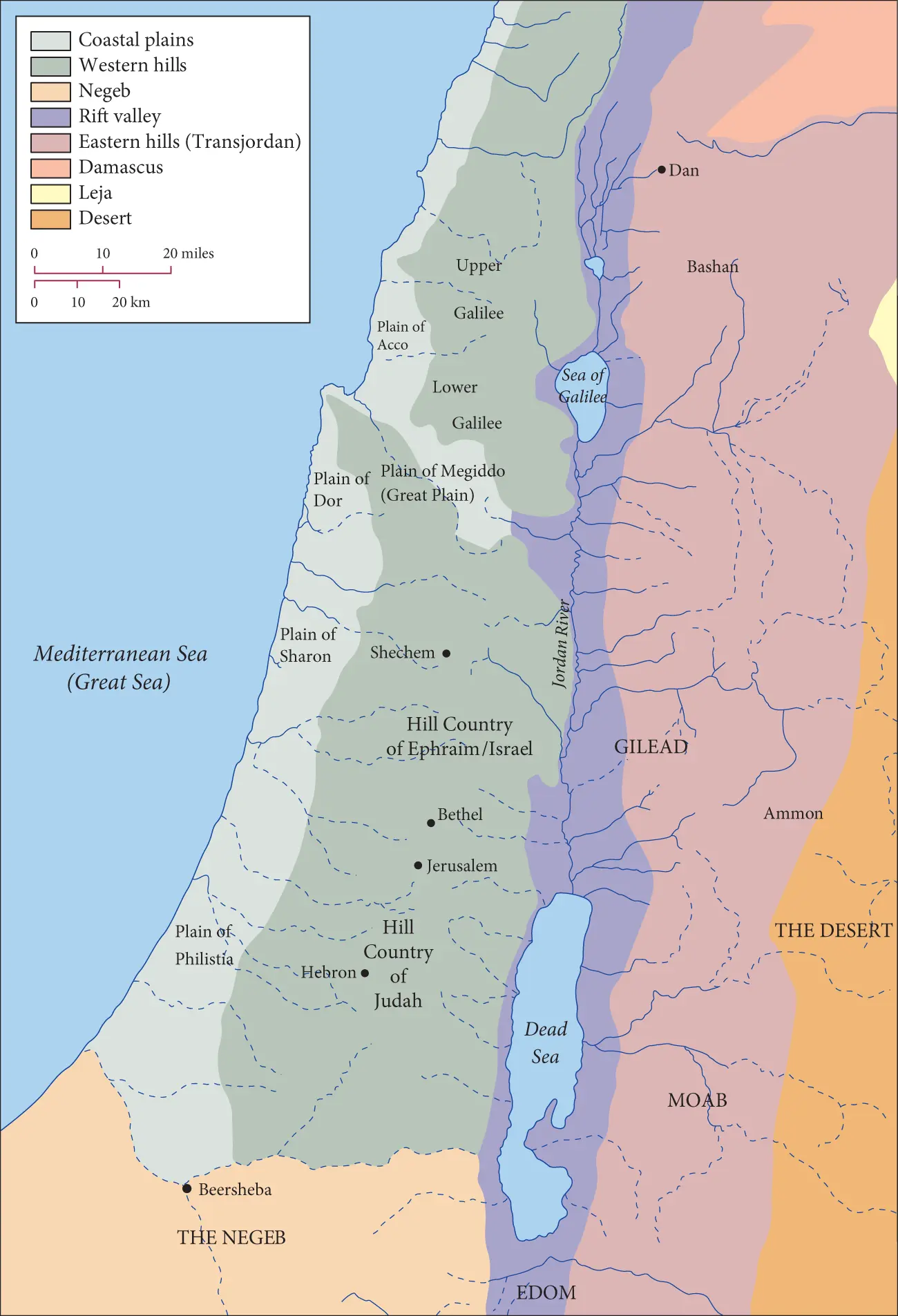 MAP 11 The land of Israel and its surroundings Redrawn from Adrian Curtis - фото 8