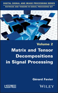 Gérard Favier Matrix and Tensor Decompositions in Signal Processing обложка книги