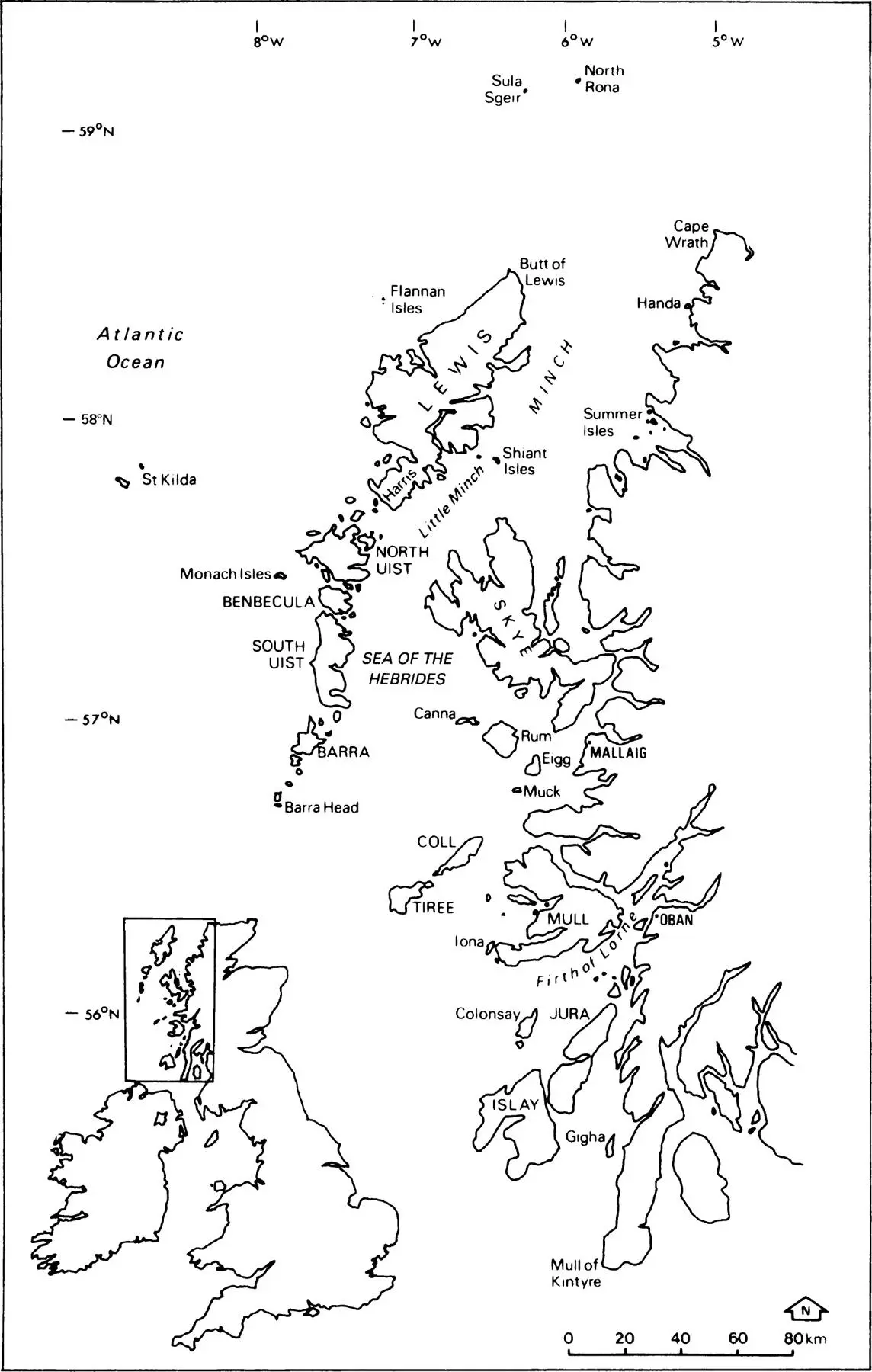 Fig 1 Map of the Hebrides Copyright William Collins An imprint of - фото 1