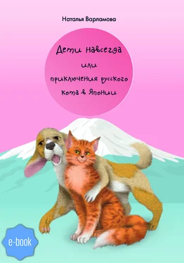 Наталья Варламова Дети навсегда или приключения русского кота в Японии обложка книги