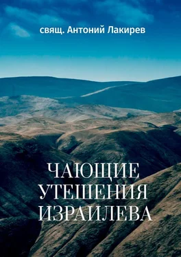 свящ. Антоний Лакирев Чающие утешения Израилева обложка книги