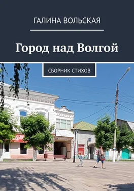 Галина Вольская Город над Волгой. Сборник стихов обложка книги