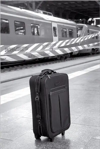 Der Bombenkoffer auf Bahnsteig 14 des Dresdner Hauptbahnhofes Im Laufe der - фото 5