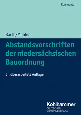 Wolff-Dietrich Barth Abstandsvorschriften der niedersächsischen Bauordnung обложка книги