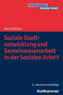Martin Becker Soziale Stadtentwicklung und Gemeinwesenarbeit in der Sozialen Arbeit обложка книги