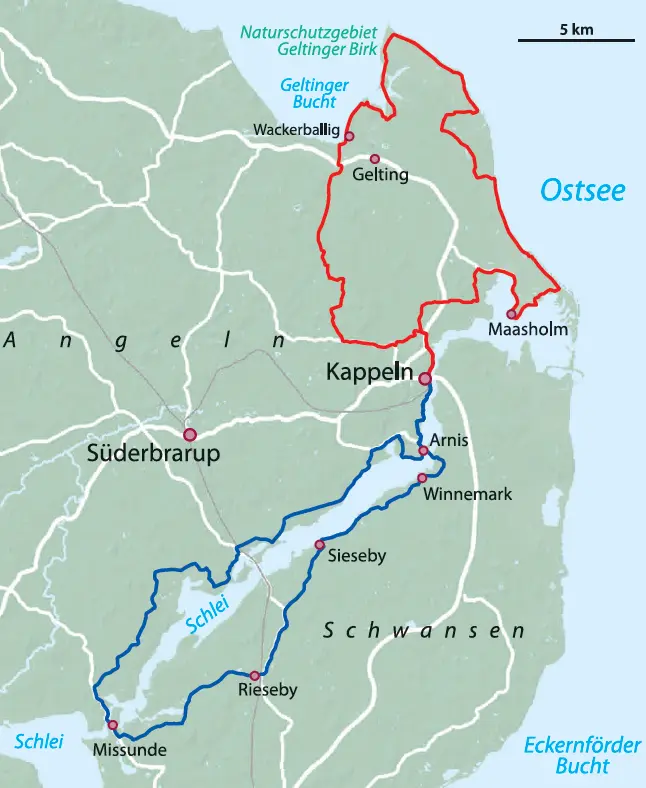 TOUR 1 GUCKEN BIS DÄNEMARK 57 km 145 Hm max Steigung 5 Tourcharakter - фото 14