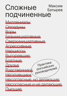 Максим Батырев Сложные подчиненные. Практика российских руководителей обложка книги