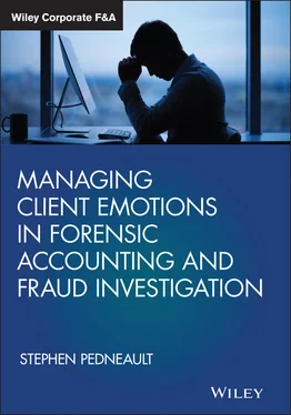 Stephen Pedneault Managing Client Emotions in Forensic Accounting and Fraud Investigation обложка книги