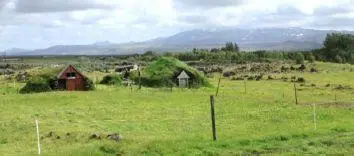 Figure I3 Traditional sheepfolds in southern Iceland with the volcano Hekla - фото 4