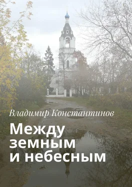 Владимир Константинов Между земным и небесным обложка книги