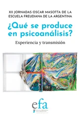 Norberto Ferreyra - ¿Qué se produce en psicoanálisis?