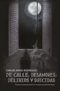 Carlos David Rodríguez De calle, desamores, delirios y suicidas обложка книги