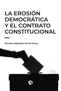 Ricardo Alejandro Terrile Sierra La erosión democrática y el contrato constitucional обложка книги