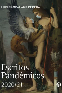 Luis Campalans Pereda Escritos Pandémicos (2020/21) обложка книги