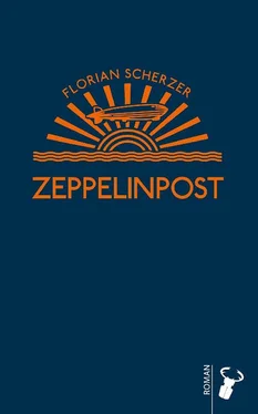 Florian Scherzer Zeppelinpost обложка книги