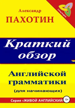 Александр Пахотин Краткий обзор английской грамматики обложка книги