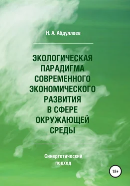 Н.А. Абдуллаев Экологическая парадигма современного экономического развития в сфере окружающей среды. Синергетический подход обложка книги