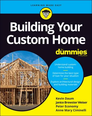Peter Economy Building Your Custom Home For Dummies обложка книги