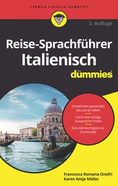 Francesca Romana Onofri Reise-Sprachführer Italienisch für Dummies обложка книги