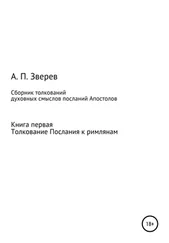Анатолий Зверев - Сборник толкований духовных смыслов посланий Апостолов. Книга первая. Толкование Послания к римлянам