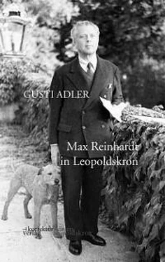 Gusti Adler Max Reinhardt in Leopoldskron обложка книги