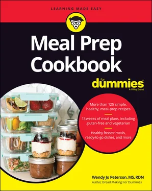 Wendy Jo Peterson Meal Prep Cookbook For Dummies обложка книги