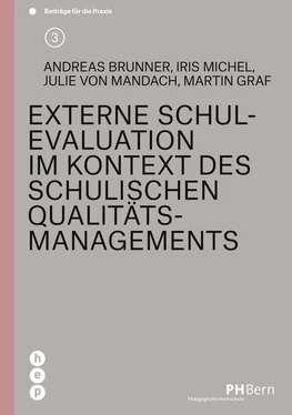 Andreas Brunner Externe Schulevaluation im Kontext des schulischen Qualitätsmanagements обложка книги