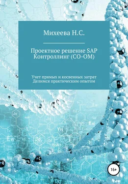 Наталия Михеева Проектное решение SAP Контроллинг (СО-OM) обложка книги