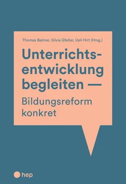 Thomas Balmer Unterrichtsentwicklung begleiten - Bildungsreform konkret (E-Book) обложка книги