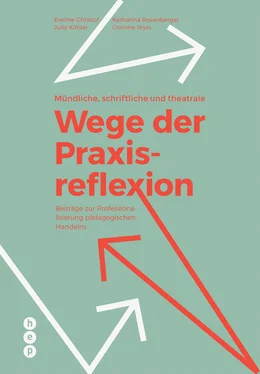 Corinne Wyss Mündliche, schriftliche und theatrale Wege der Praxisreflexion (E-Book) обложка книги