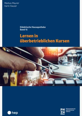 Markus Mäurer Lernen in überbetrieblichen Kursen (E-Book) обложка книги