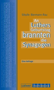 Sibylle Biermann-Rau An Luthers Geburtstag brannten die Synagogen обложка книги