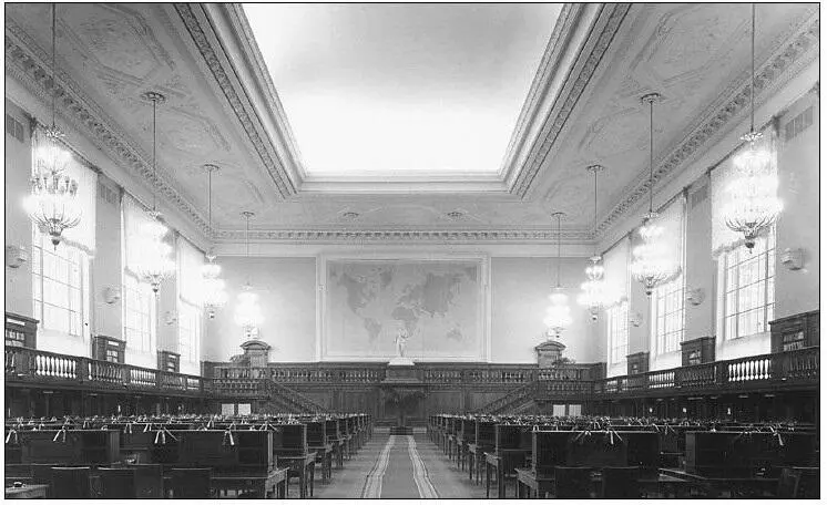 42 Тема неба и света в решении зала 3 Библиотеки им Ленина 1950е МА 11 - фото 48