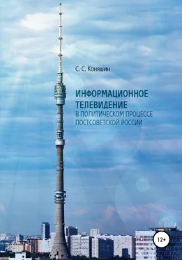 Сергей Коняшин Информационное телевидение в политическом процессе постсоветской России обложка книги