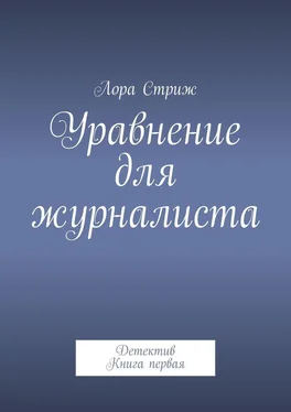 Лора Стриж Уравнение для журналиста. Детектив. Книга первая обложка книги