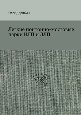 Олег Дерябин Легкие понтонно-мостовые парки НЛП и ДЛП обложка книги